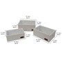 Picture of Shiro Rectangular Storage Baskets - Set of 3