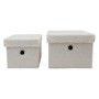 Picture of Shiro Rectangular Lidded Storage Baskets - Set of 2