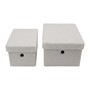 Picture of Shiro Rectangular Lidded Storage Baskets - Set of 2