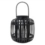 Picture of Set of 2 Luna - Natural Bamboo Lantern With Handle - Black
