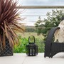 Picture of Set of 2 Luna - Natural Bamboo Lantern With Handle - Black