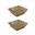 Picture of Set of 2 Square Tapered Seagrass Storage Tray