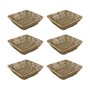 Picture of Set of 6 Square Tapered Seagrass Storage Tray