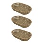 Picture of Set of 3 Oval Hand Woven Seagrass Storage Tray