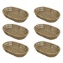 Picture of Set of 6 Oval Hand Woven Seagrass Storage Tray
